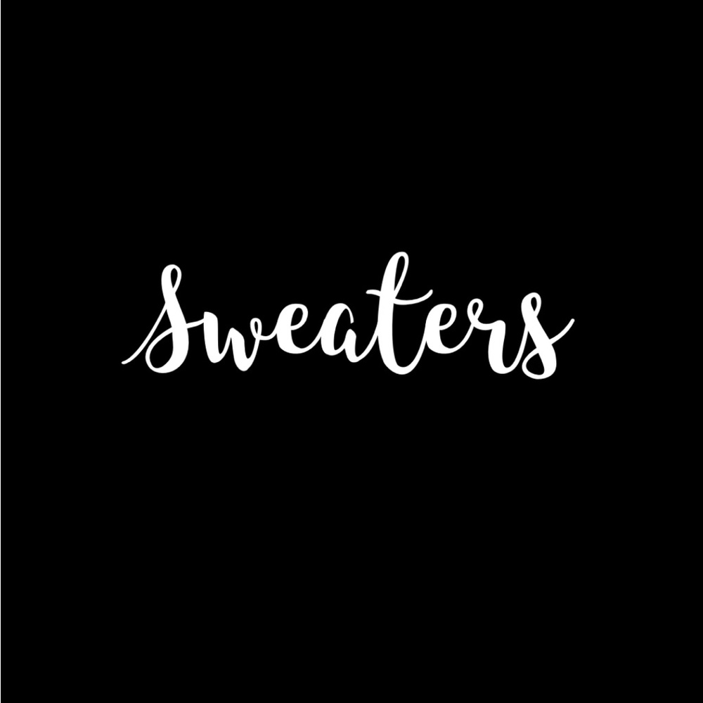 Shop sweaters!